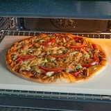 thumbnail of Intirilife Pizzastein in Beige - 38 x 30 x 1.5 cm - Backstein Rechteckig für Ofen und Grill zum Backen von Pizza Flammkuchen Brot