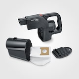 thumbnail of Aspirador Sem Fios C/ Saco SEPURO Severin HV7187; Capacidade sucção: 24kPa; Capacidade: 1L; Autonomia: 60 minutos; Bateria lítio Einhell 18V 3000mAh