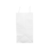 thumbnail of MONOUSO - Bolsa Papel Kraft Blanca con Asas 100g/m² 35+18x34cm (25 Uds)