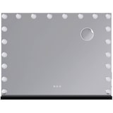 thumbnail of CLP Specchio Trucco Norlina con Bluetooth Metallo HBT: 62x80x14 cm nero con Bluetooth