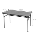 thumbnail of Eetkamerset HWC-H10, 4x eetkamerstoel Eetkamertafel, iepenhout FSC Industriële gastronomie ~ grijs