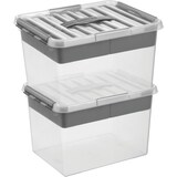 thumbnail of helit Aufbewahrungsbox 22L - transparent