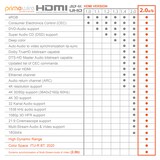 thumbnail of Primewire 8k HDMI-Kabel 2.1, Ultra HD Highspeed 4K 60Hz, Full HD, 3D, ARC, 18 GBit/s, HDMI Typ A - 1m