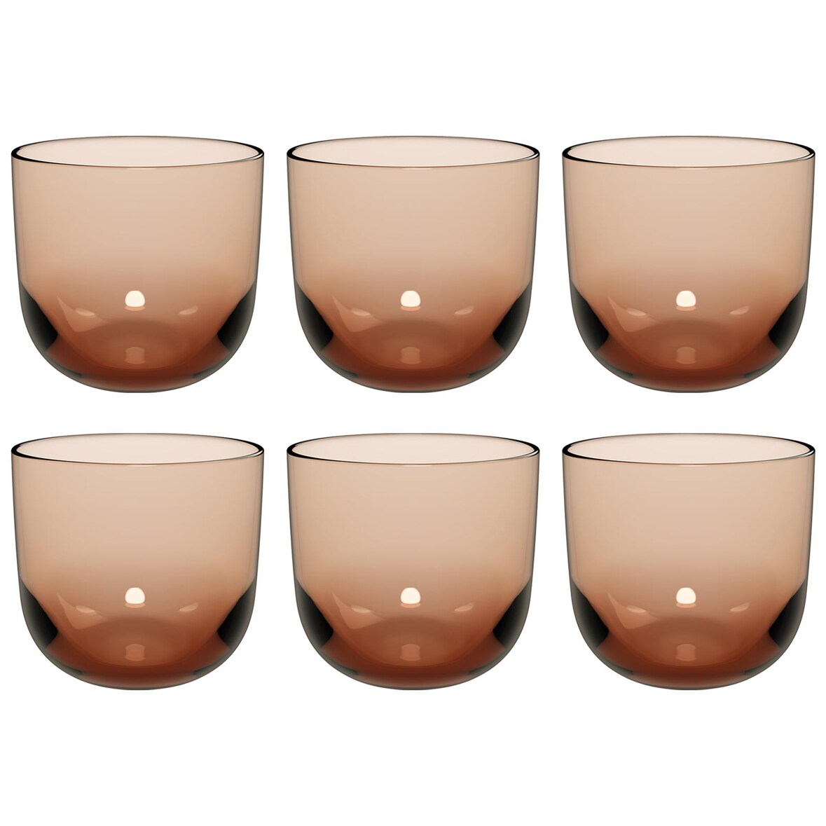 like. by Villeroy & Boch Like Glass Wasserglas 280 ml 6er Set Clay
