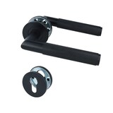 thumbnail of Innentür Türbeschlag Schwarz Edelstahl - Türdrücker Rosettengarnitur PZ