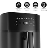 thumbnail of 6,5L Heißluftfritteuse 1700W - XL Airfryer mit Timer, Metall-Innenraum, 8 Programme, Digitaldisplay, Ohne Öl, mit Rezeptbuch, Spülmaschinenfest
