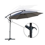 thumbnail of Rebecca Mobili Sonnenschirm mit dezentralem Mast, 3x3 m, Stahl und Polyester, grau