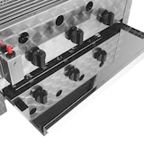 thumbnail of GastroHero Gas Tischbräter mit 3 Brennern, 10 kW, 650x570x270 mm, Outdoor Kombibräter Tischgrill für Gastronomiebedarf