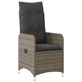 thumbnail of vidaXL 11-tlg. Garten-Bistro-Set mit Kissen Grau Poly Rattan