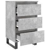 thumbnail of vidaXL Nachttische 2 Stk. Betongrau 40x35x69 cm Holzwerkstoff