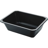 thumbnail of 840x DUNIFORM CPET-Take-Away klein 171 x 127 x 50 mm Schwarz ungeteilt