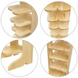 thumbnail of 90.80-00 Schuhregal Schuhständer Holz Kiefer massiv Stiefelform