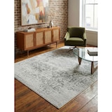 thumbnail of Vintage Perserteppich Orientalisch | 120x170cm, Florhöhe 9mm, Gesamthöhe 12mm | Silbergrau | Pflegeleicht | Wohnzimmer | LODI-Lambro | Kadima Design