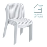 thumbnail of METRO PROFESSIONAL Gastro Stapelstuhl Aisen, Kunststoff, weiß