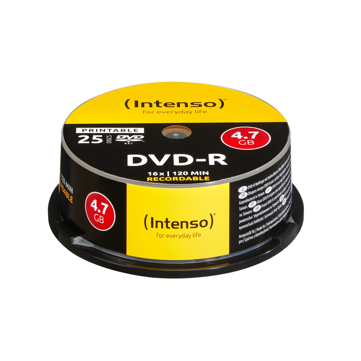 Intenso DVD-R 4.7GB, Printable, 16x 4,7 GB 25 Stück(e)