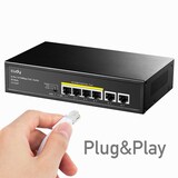 thumbnail of CUDY FS1006P 6-Port 10/100M PoE+ Switch 60W
