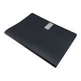 thumbnail of Securit® Menukaart A4 "Leather" - Zwart - Lijn "Royal" - 100% ecologisch leer - Plaat "Menu" + blanco plaat inbegrepen - 4 zijden