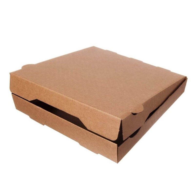 MEDITERRANEAN PACKAGING - CAIXA PIZZA KRAFT 260X260X40 mm (100 unid.) - fast food - delivery