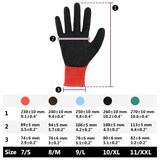thumbnail of vidaXL Werkhandschoenen 24 pcs Rood en Zwart 7 / S Latexcoating