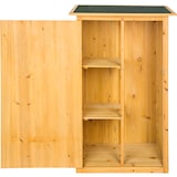 thumbnail of tectake Armoire de jardin adossée Taman 75 x 56 x 118 cm  Marron