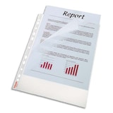 thumbnail of Prospekthüllen A4 PP 90my oben und links offen VE=100 Stück