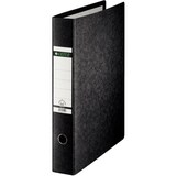 thumbnail of Leitz 180° Ordner Breit DIN A3 80 mm Schwarz 2 Ringe 1072 Hartpappe Wolkenmarmor Hochformat
