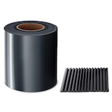 thumbnail of 7 x MIDORI® PVC Sichtschutzstreifen 35 m x 19 cm Doppelstabmatten Zaunfolie Zaunblende Clips Anthraz