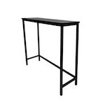 thumbnail of IvoQ Sidetable Zwart Industrieel - Smalle Wandtafel - Consoletafel met Metalen Frame - 75 x 24 x 75 cm