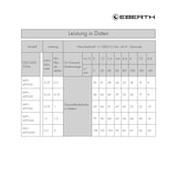 thumbnail of EBERTH 4" dieptebronpomp Roestvaststalen bronpomp, elektrisch 750W, pompdiameter 4 inch (10cm), aansluitschroefdraad 1 1/2 inch, voedingskabel 20m