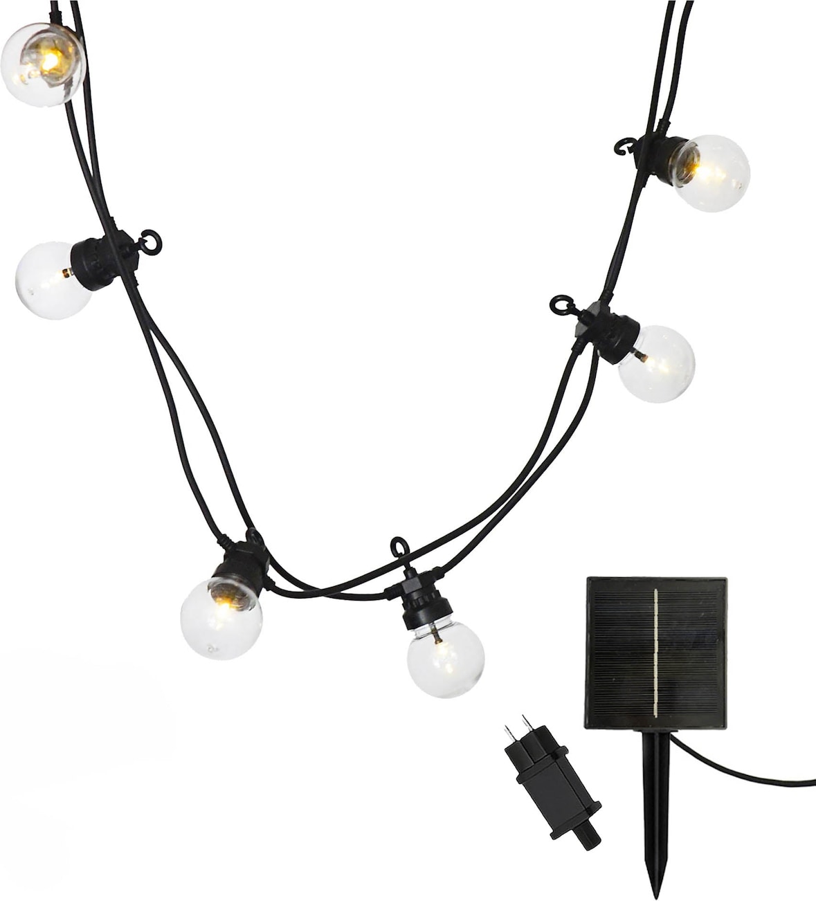 Lumisky PARTY 40 LED-Lichterkette, verbindbar, 14,7 m Plastik Transparent