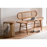 thumbnail of SIT Möbel Bank groot | Zitting en rugleuning rotan | Onderstel teakhout natuurlijke kleur | B 141 x D 50 x H 81 cm | 05359-01 |Serie RATTAN