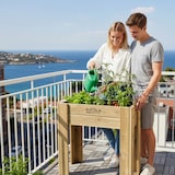 thumbnail of HORTALIA Mesa de cultivo Gardenbrico S80 em madeira tratada para exterior - 80x40x80 cm