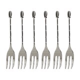 thumbnail of Fourchettes A Gateaux Grain De Cafe - Lot De 6