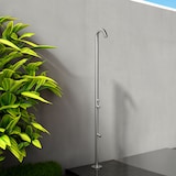 thumbnail of Sined Quartu Edelstahl 316l Außendusche Mit Kopfbrause Und Fußwaschhahn h 2289 Cm Inox