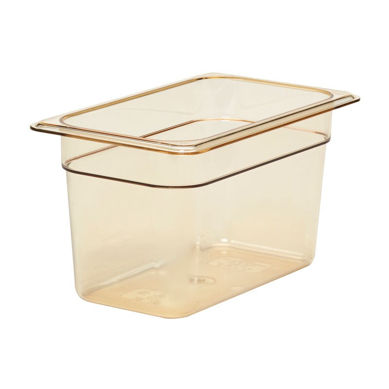 Bac GN 1/4 150mm - Haute température - 16.2 x 26.5 x 15 cm - Lot de 6 - Cambro