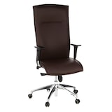 thumbnail of Bürostuhl / Chefsessel MURANO 20 Leder dunkelbraun hjh OFFICE