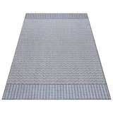 thumbnail of Teppich Balkon Vintage Pflegeleicht Waschbar Strapazierfähig Terrasse Küche Grau 120x170 cm OEKO-TEX Gekettelt – COMO von Kadima Design