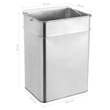 thumbnail of DELUKE® Standaschenbecher für Draußen 45L Stahl 30x24x61cm Mülleimer mit Aschenbecher Abfalleimer mit Inneneimer Standascher Outdoor, Schwarz