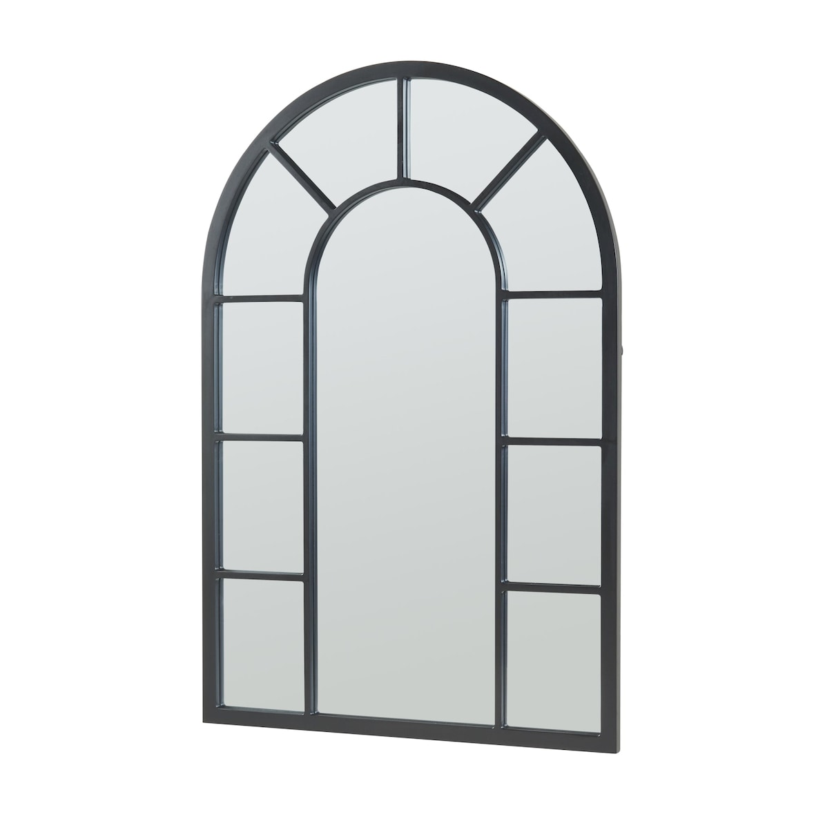 Helloshop26 - Espelho decorativo moderno de parede MDF 90 x 60 cm preto 03_0010176