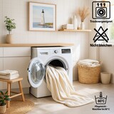 thumbnail of EXKLUSIV HEIMTEXTIL Frottee Spannbettlaken Rundumgummizug Marke 180 x 200 cm Weiss 80% Baumwolle 20% Polyester  Öko - Tex Zertifiziert Bed-Sheet Bettl