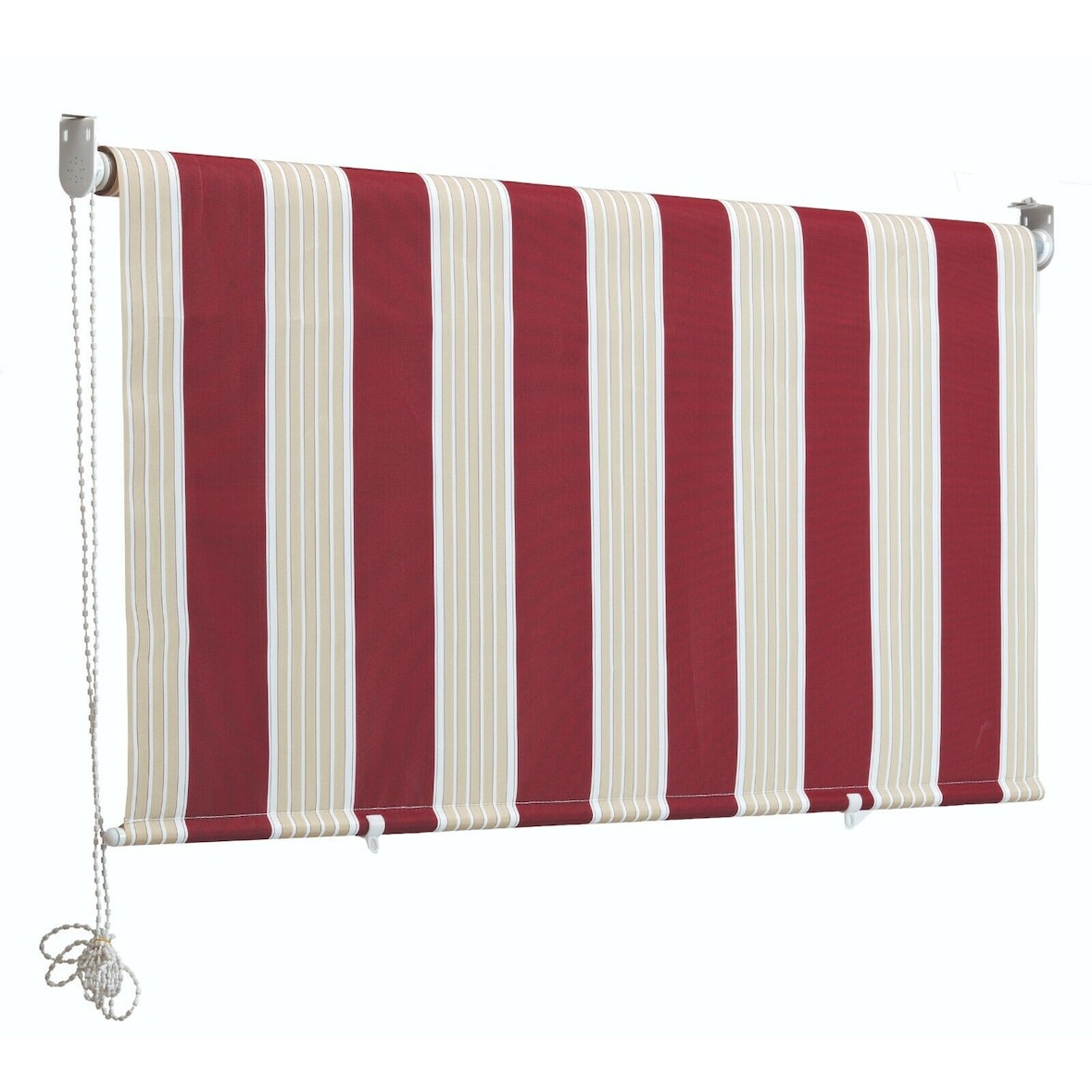 Garden Friend Tenda Da sole A Caduta rullo in alluminio telo in poliestere misure 250x200 cm riga bordeaux