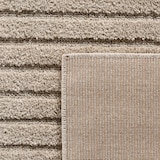 thumbnail of Carpetsale24 Wohnzimmer Teppich 160x230 cm Beige Hochflor Skandi Boho Karo Design Hoch-Tief Effekt Weicher Flauschig Pflegeleicht für couchtisch