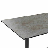 thumbnail of Gastro Outdoor Terrassentisch Richard Double | 120x80 cm | HPL Compact Zement Grau