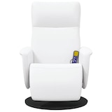 thumbnail of vidaXL Massagesessel mit Fußteil Weiß Kunstleder