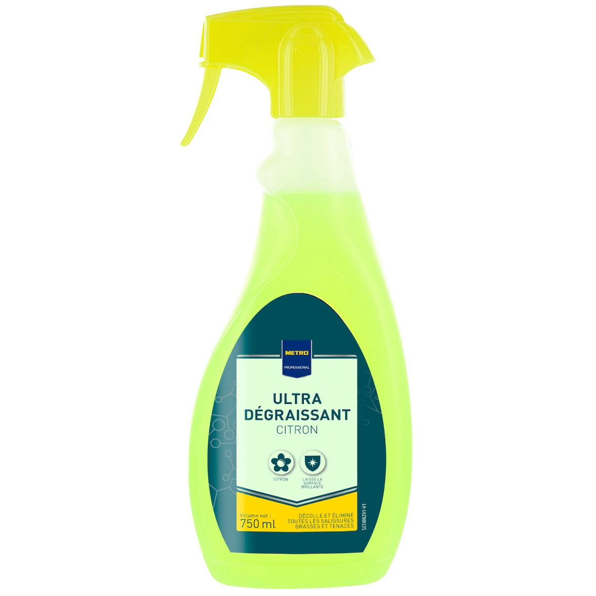 METRO Professional Ultra dégraissant citron 750 ML