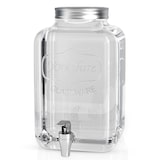 thumbnail of Intirilife Getränkespender 4 Liter aus Glas mit Zapfhahn - 16 x 25.5 cm - Wasserspender Saftspender Limonadenspender Glasbehälter für Getränke