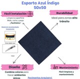 thumbnail of Loseta de moqueta báltica azul índigo 50 x 50 cm / caja 40 uds. - 10m² / oficina / salón / hogar / comercio / tienda