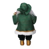 thumbnail of Vacchetti Babbo natale in tessuto oro verde cm 18x8h30