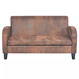 thumbnail of vidaXL Sofa-Set 2-tlg. Kunstleder in Wildleder-Optik Braun