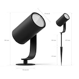 thumbnail of PHILIPS kit extension 1 spot HW&CA Lily 8W - Anthracite